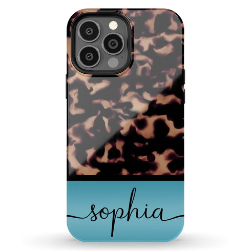 Gradient Color Custom Tortoiseshell iPhone Case